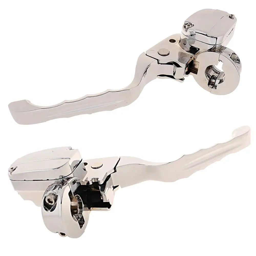 Chrome Handlebar Control Kit With Brake Hydraulic Clutch For Harley Touring Electra Street Glide FLH/T FLHX 2014-2023