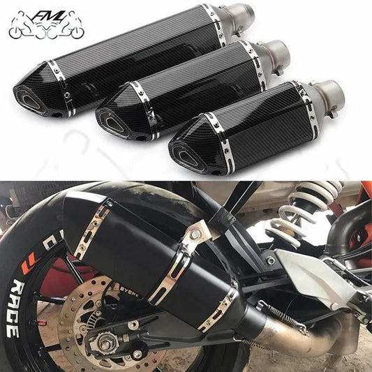 51mm Universal Accessories Motorcycle Exhaust pipe Modified Muffler Pipe echappement moto db killer For akrapovic XJ6 MT07 09 03 - RPM Rivals