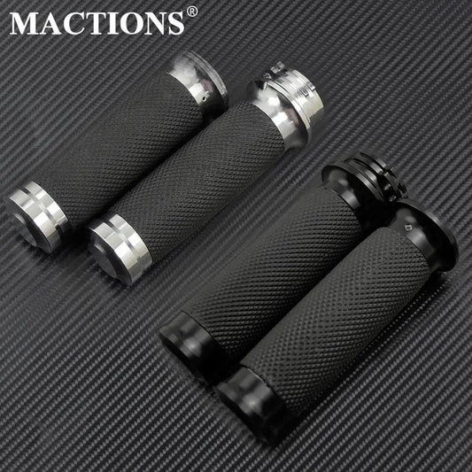 Motorcycle 1"25mm Hand Grips Handle Bar For Harley Touring Road Street Glide Sportster 883 1200 72 XL Dyna VRSC Softail Custom - RPM Rivals