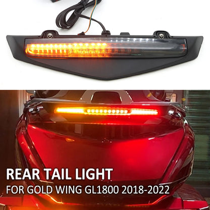 GL1800 Motorcycle Rear Top Box Shelf Turn Signal Trunk Luggage Rack LED Brake Tail Light For Honda GOLD WING GL 1800 2018-2022