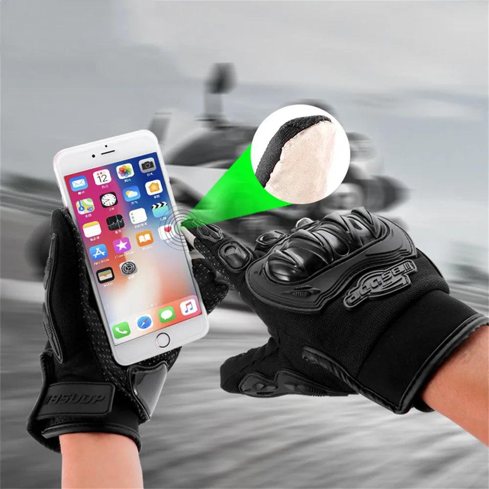 Summer Motorcycle Gloves Breathable Full Finger Guantes Luvas Outdoor Sports Protection Waterproof Racing Riding Accessories - RPM Rivals