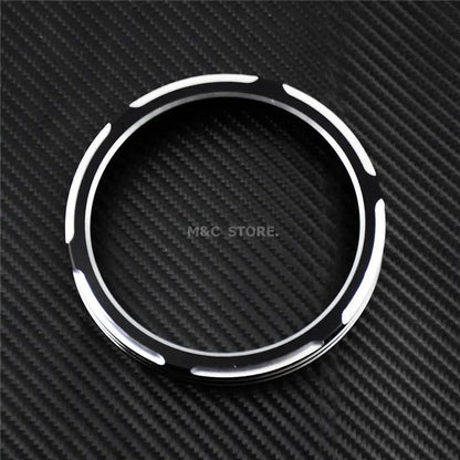 Motorcycle Black Speedometer Trim  Bezel Cover Billet CNC Cut For Harley Sportster 883 1200 XL XR Iron Dyna Stree Bob Low Rider - RPM Rivals