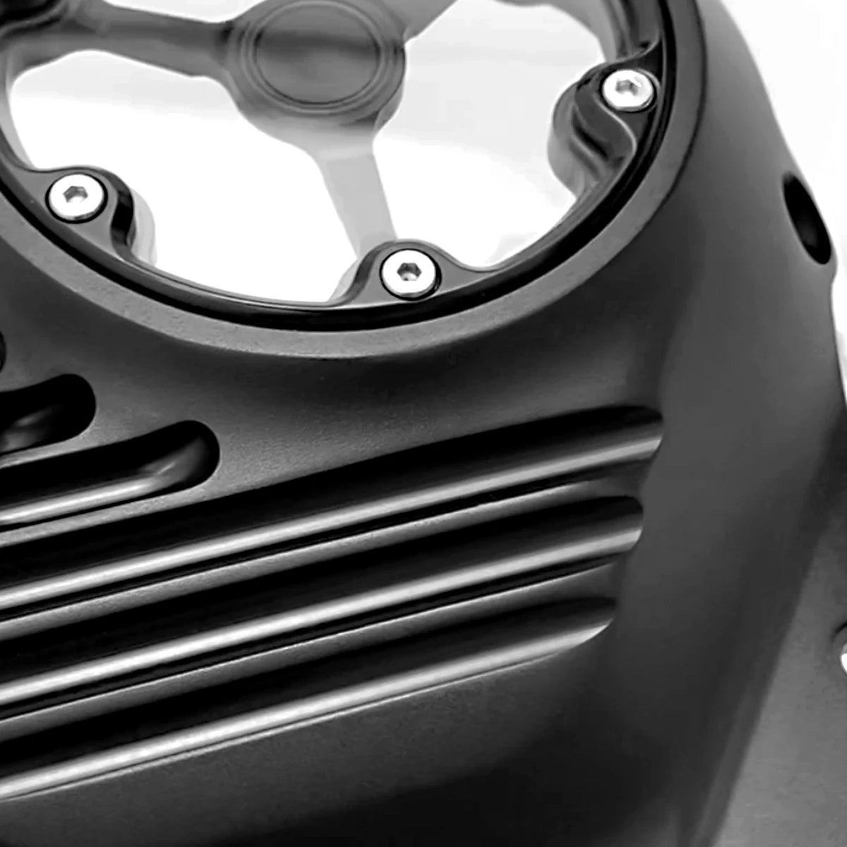 Clarity Cam Cover For Harley M8 2017-2022 Touring FLHT FLHX FLHR FLRT Softail Fat Bob Boy 114 Chromed/Black Ops - RPM Rivals