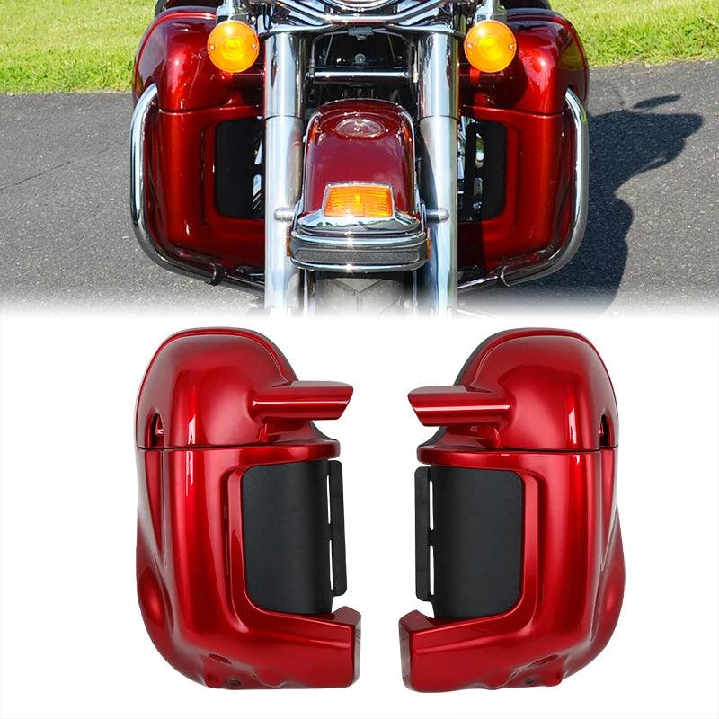 Motorcycle Lower Vented Leg Fairings Cap Glove Box For Harley Touring Road King Street Electra Glide 1983-2013 - RPM Rivals