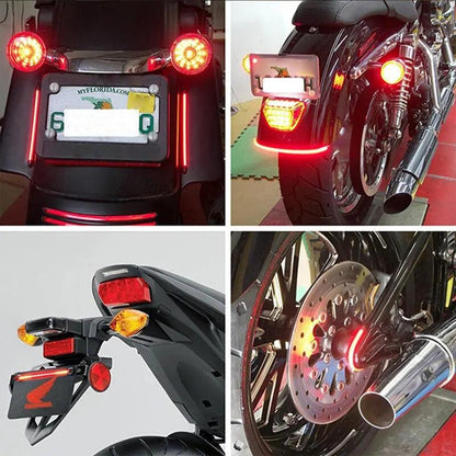 Motorcycle Brake Stop Light 2835 3014 SMD Universal Tail Lamp Strip Car Accessories Universal - RPM Rivals