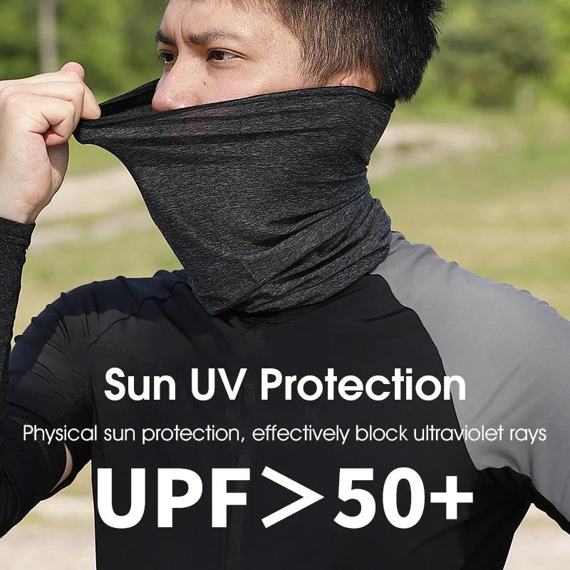 WEST BIKING Summer UV Protection Cycling Scarf Bicycle Face Mask Running Headbands Men Motorcycle Bandana Cooling Sport Gear - RPM Rivals