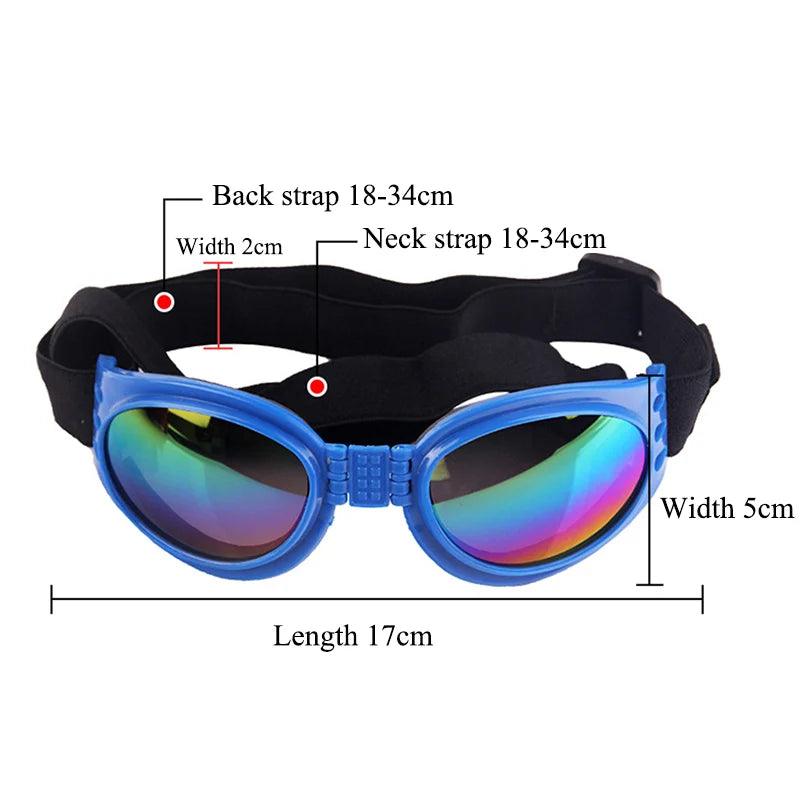 Adjustable Dog Sunglasses Collapsible Padded Pet Goggles Accessories for Medium Dogs Motorcycle Glasses Suministros Para Perros - RPM Rivals