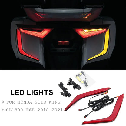 NEW LED Rear Saddlebag Accents Motorcycle Accessorie For Honda Gold Wing GL1800 2018 2019 2020 2021 Goldwing GL1800