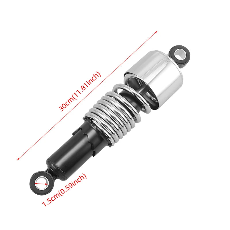 Rear Shock Absorbers Adjustable Suspension Shocks Spring for Harley Sportster 883 1200 Touring Road King 267mm