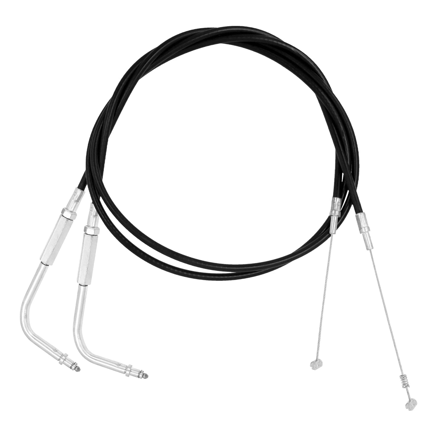 Lengthened Throttle Cable Wires Clutch Line 900 1000 1100 1200 1300 1500mm For Harley Sportster Dyna Softail Touring