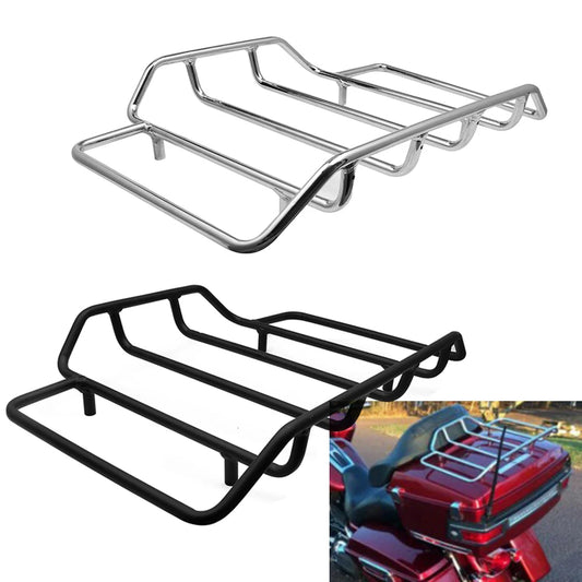 Tour Pack Pack Luggage Top Rack Trunk Pak For Harley Touring Road King Street Glide FLHR FLHX FLHT FLHTCU 1984-2018