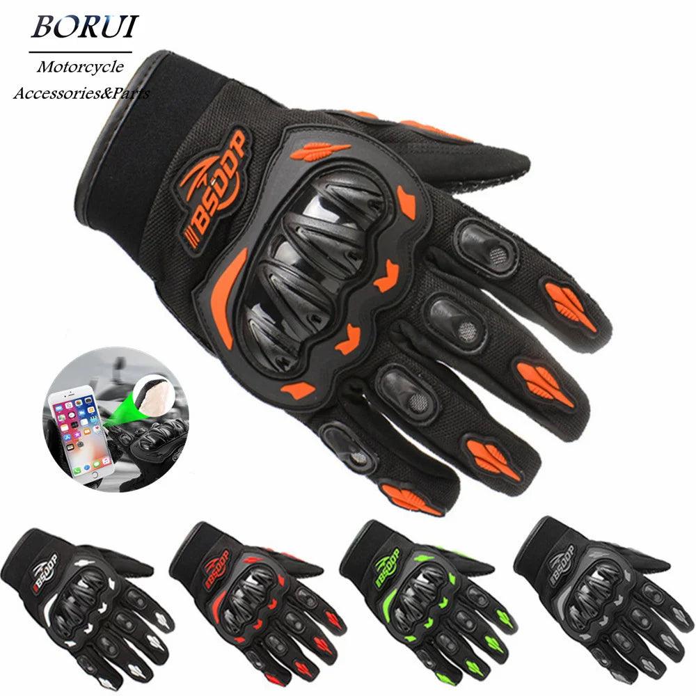 Summer Motorcycle Gloves Breathable Full Finger Guantes Luvas Outdoor Sports Protection Waterproof Racing Riding Accessories - RPM Rivals