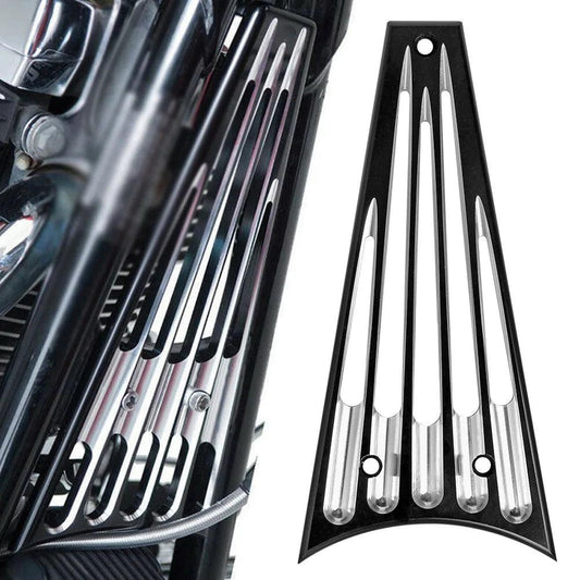 Motorcycle Black Radiator Frame Grill Cover Guard For Touring Road King Street Glide FLHT / FLHR / FLTR / FLHX 1993-2013 - RPM Rivals