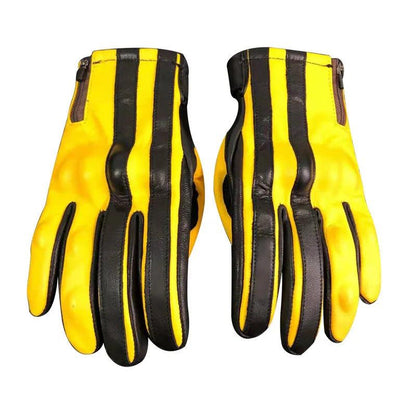 Retro Sheepskin Breathable Leather Motorcycle Gloves Racing Gloves Men's Motocross Winter&Summer Gloves Full/Half-finger Gloves - RPM Rivals