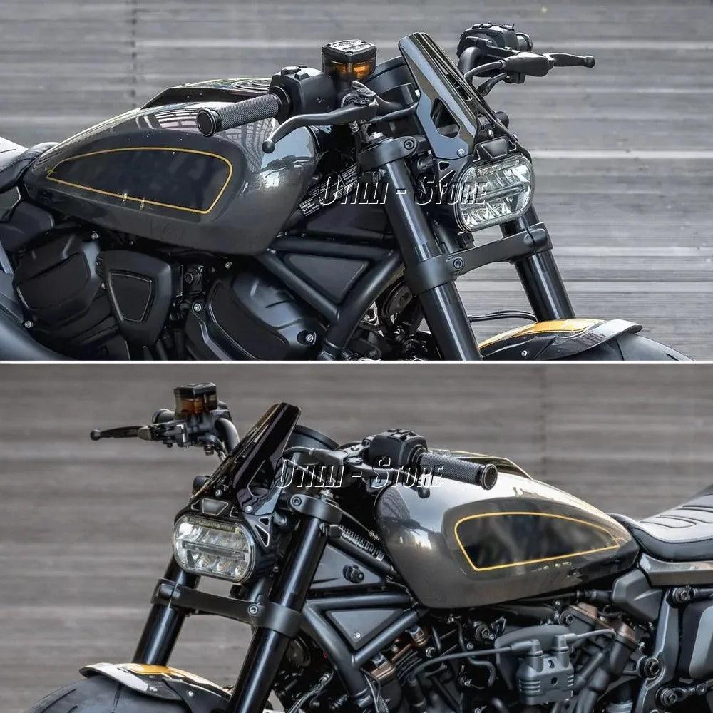 New For Sportster S RH1250S SPORTSTER S 2021 2022 2023 Windshield Wind Screen Deflector Windscreen Motorcycle Accessories Black - RPM Rivals