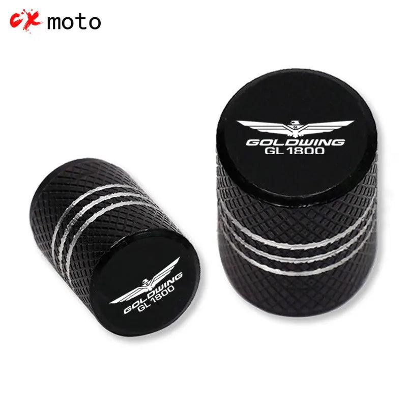 For HONDA Gold Wing 1800 GL1800 GL 1800 2001-2020 Motorcycle Tire Valve Air Port Stem Cover Cap Plug CNC Aluminum Accessories - RPM Rivals
