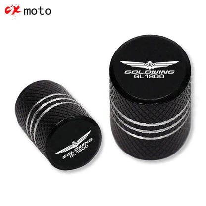 For HONDA Gold Wing 1800 GL1800 GL 1800 2001-2020 Motorcycle Tire Valve Air Port Stem Cover Cap Plug CNC Aluminum Accessories - RPM Rivals
