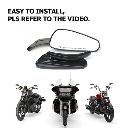 Motorcycle Rear View Mirror Motorbike Side Rearview Mirrors For Harley Davidson For Sportster Iron 883 Street Glide Rider