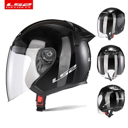 LS2 Original Motorcycle Helmet Men Lightweight Moto Biker Open Face Helmet Motorcyclist Helmet Motorcycle Accessories OF608 - RPM Rivals