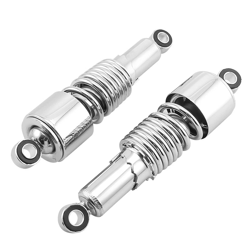 Rear Shock Absorbers Adjustable Suspension Shocks Spring for Harley Sportster 883 1200 Touring Road King 267mm