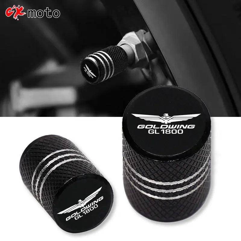 For HONDA Gold Wing 1800 GL1800 GL 1800 2001-2020 Motorcycle Tire Valve Air Port Stem Cover Cap Plug CNC Aluminum Accessories - RPM Rivals