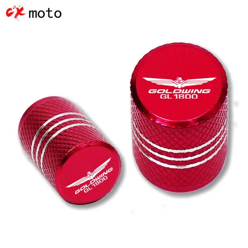 For HONDA Gold Wing 1800 GL1800 GL 1800 2001-2020 Motorcycle Tire Valve Air Port Stem Cover Cap Plug CNC Aluminum Accessories - RPM Rivals