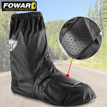 Motorcycle Shoe Covers Moto Protection Waterproof Footwear Boots Rain Snow Non-Slip Scooter Dirt Pit Motorbike Accessories M-L - RPM Rivals