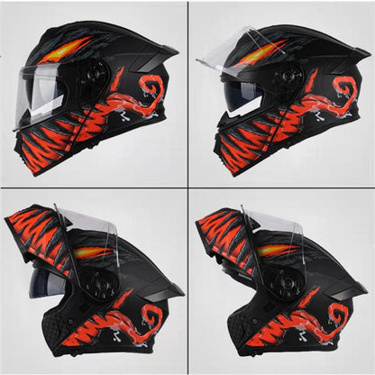 Uchoose DOT Approved Full Face Helmets Crash Motorbike Protective Gear Men Women Flip Up Helmet Motorcycle Double Sun Visor - RPM Rivals