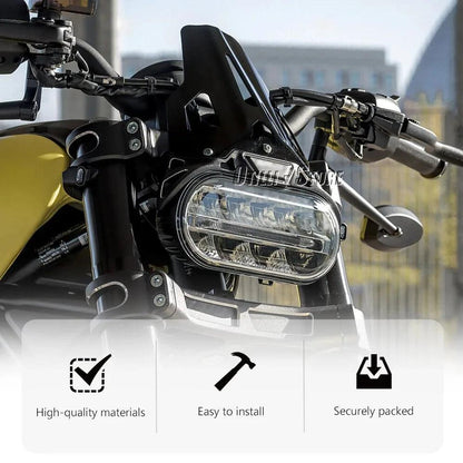 New For Sportster S RH1250S SPORTSTER S 2021 2022 2023 Windshield Wind Screen Deflector Windscreen Motorcycle Accessories Black - RPM Rivals