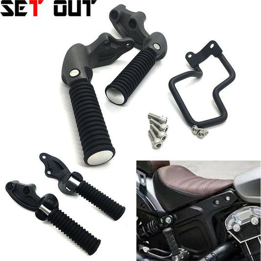 For Indian Scout Sixty 2015-2021 Scout Bobber 2018-202 Motorcycle Folding Rear Passenger Footpeg Footrest Mounting Bracket - RPM Rivals