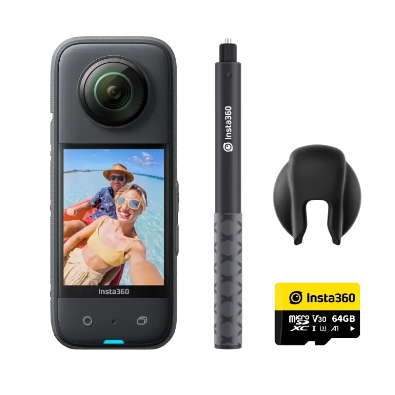 Insta360 X3 - NEW 5.7K 360 Action Camera, 72MP Photos, Waterproof and Rugged, 4K Single-Lens Mode