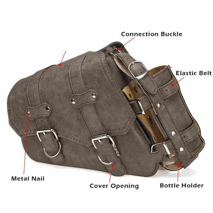 Side Saddle Bag For Motorcycle Riding - RPM Rivals